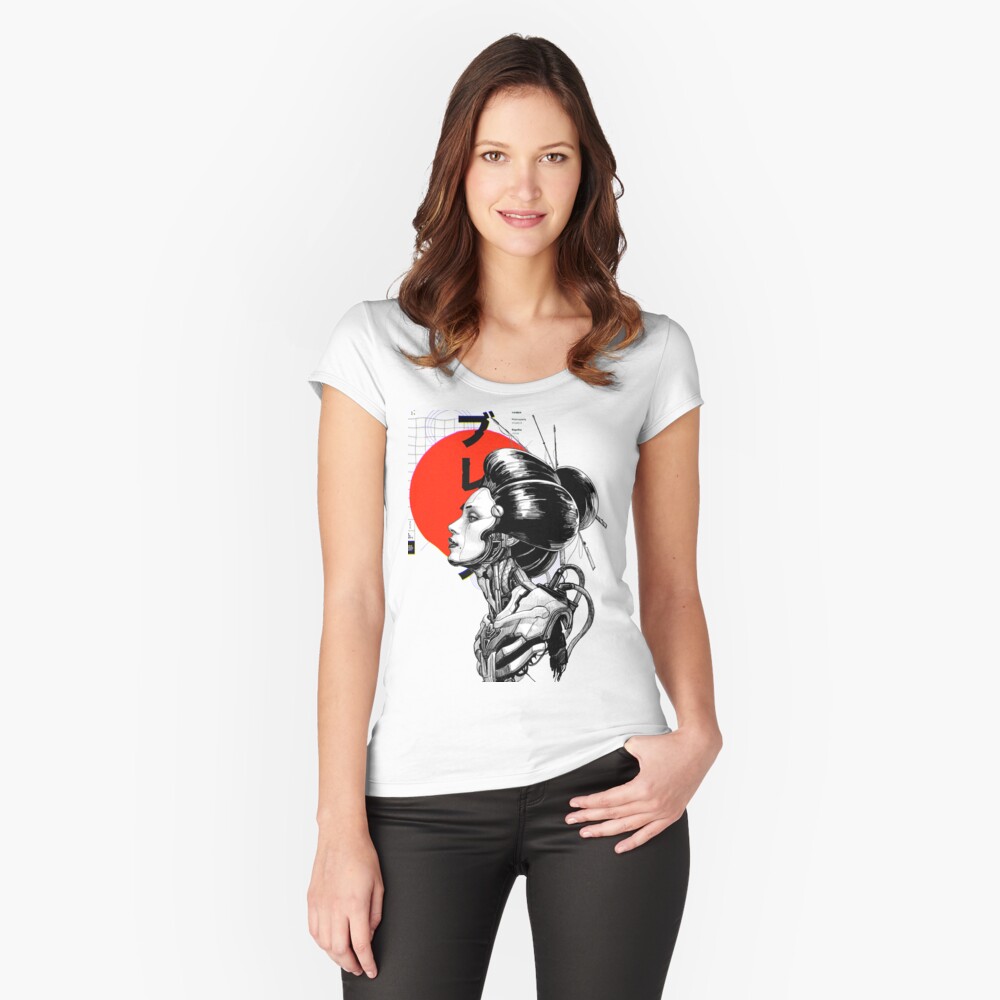 Aperçu de l'œuvre T-shirt échancré créée et vendue par OWLvision33.