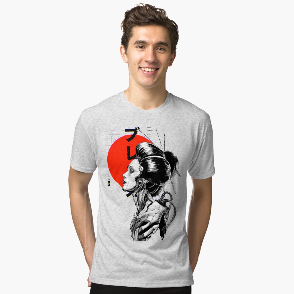 Aperçu de l'œuvre T-shirt chiné créée et vendue par OWLvision33.