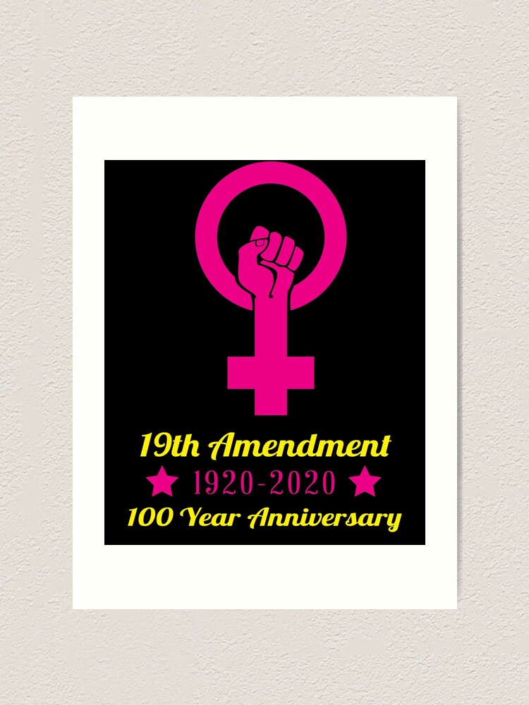 19th Amendment 100 Year Anniversary Centennial Xix 19th Amendment