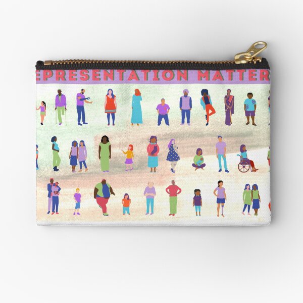 Representation Matters Zipper Pouch