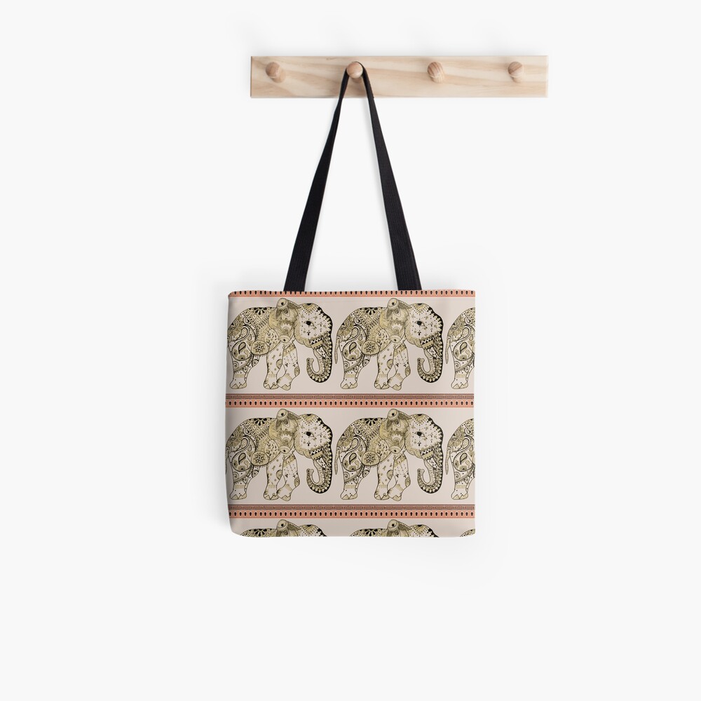 Indian Summer Mrs Ellie-Phant Tote Bag