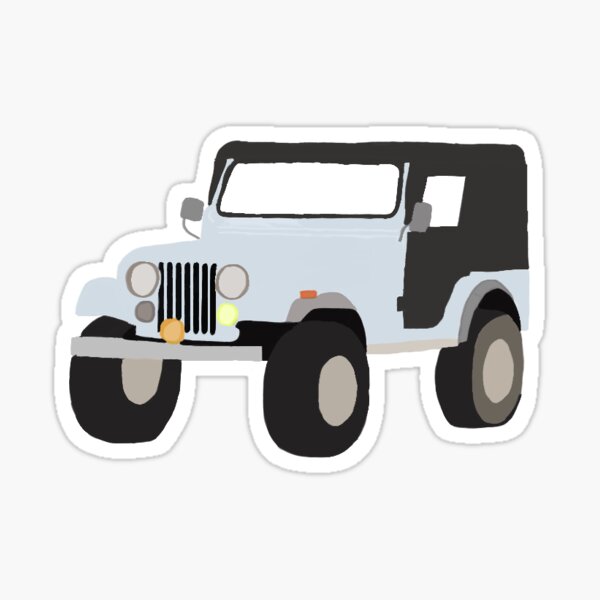 Stiles Jeep Teen Wolf Sticker By Rhiiannonmc Redbubble