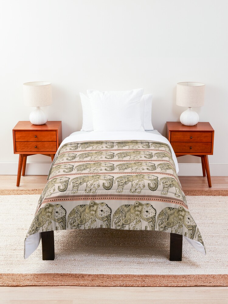 Alternate view of Indian Summer Mrs Ellie-Phant Comforter