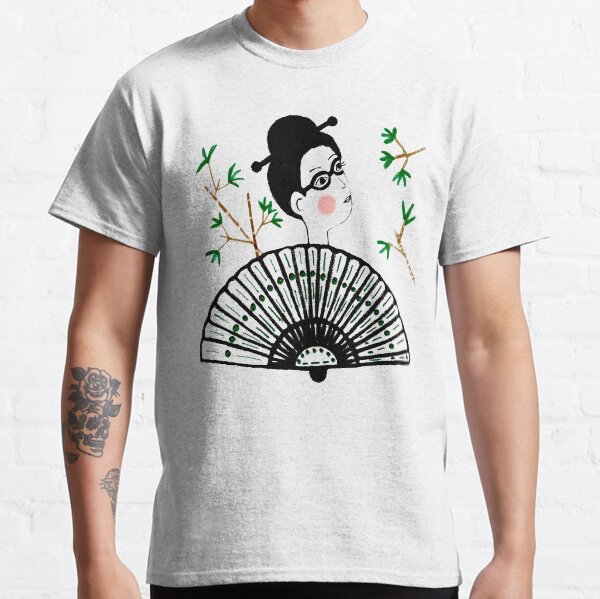 Mujer misteriosa. Ilustración disponible en varios productos. Camiseta clásica