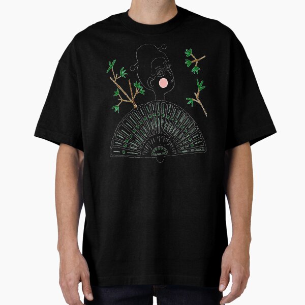 Mujer misteriosa. Ilustración disponible en varios productos. Camiseta holgada