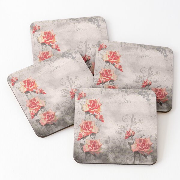 Item preview, Vintage Red Rose Flower Grunge designed and sold by wasootch.