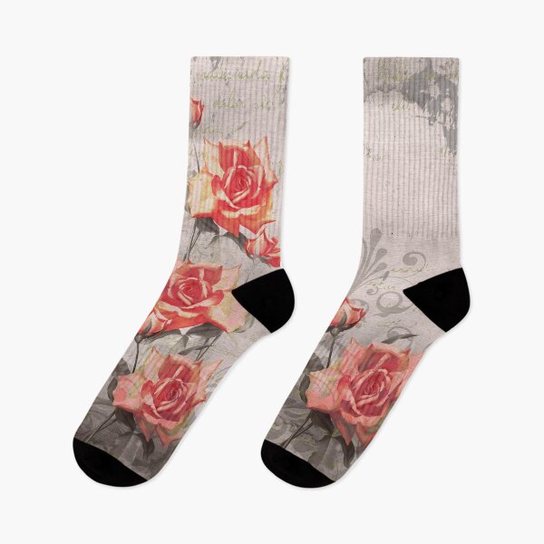 Item preview, Vintage Red Rose Flower Grunge designed and sold by wasootch.