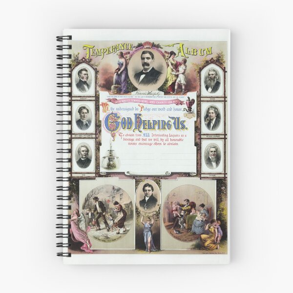 Item preview, Temperance Album - With Malice Toward None And Charity For All - Circa 1871 designed and sold by warishellstore.