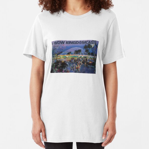 Kingdomcast Horizons logo Slim Fit T-Shirt