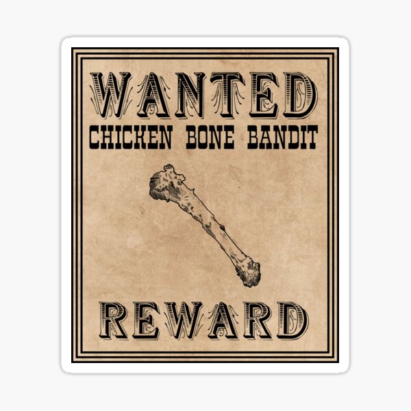 "Impractical Jokers Chicken Bone Bandit" Sticker for Sale by