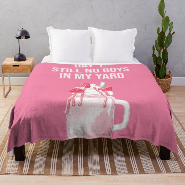 Item preview, Day 1 - Still No Boys In My Yard - Funny Milkshake Quote designed and sold by Zerasu.