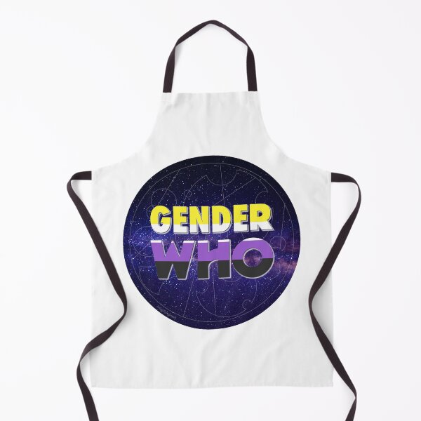 Item preview, Gender Who - Non-Binary (blue) designed and sold by gallifreystede.