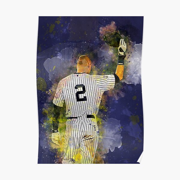 Jeter NY Final Wave Mixed Media Poster
