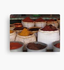 A bag of spice Canvas Print