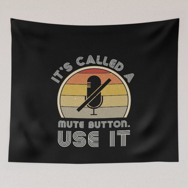 Item preview, Retro Sorry I Was On Mute Funny Gag Gifts For Coworkers designed and sold by alb245.