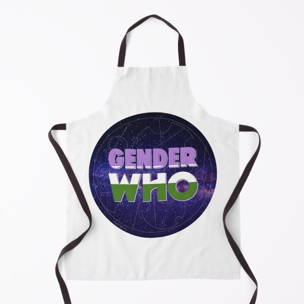 Item preview, Gender Who - Genderqueer (blue) designed and sold by gallifreystede.