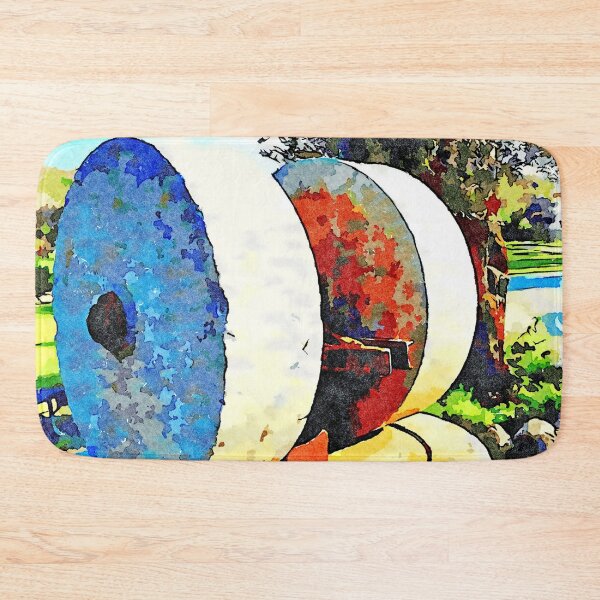 Item preview, Ancient millstone of oil mill in the park designed and sold by Giuseppe Cocco.
