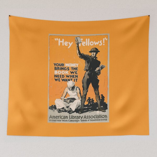 Item preview, Your Money Brings The Book We Need - American Library Association - WW1 1918 designed and sold by warishellstore.