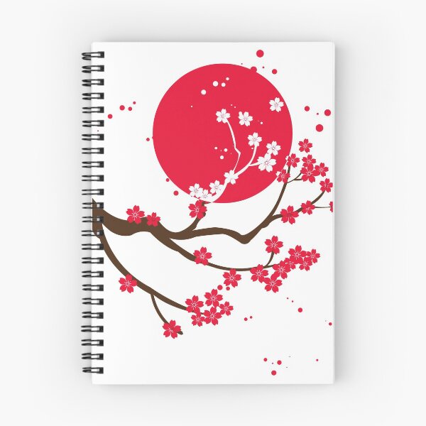 Item preview, Japanese Plum Blossom Japan background sakura red sun designed and sold by mashmosh.