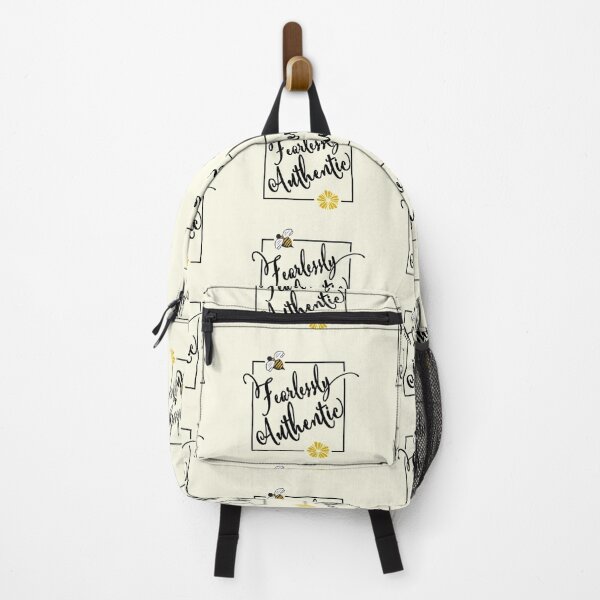 Item preview, Cute Bee Quote "Fearlessly Authentic" designed and sold by Nicole Creates.