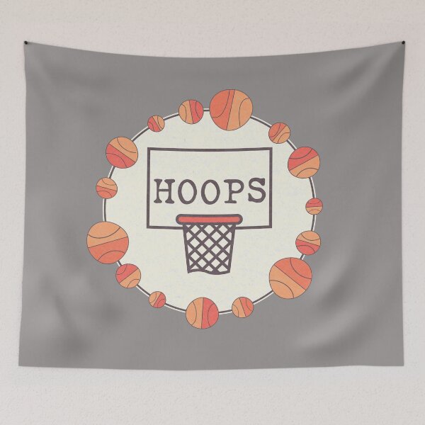 Item preview, Hoops All Around Basketball Design designed and sold by SharksOnShore.