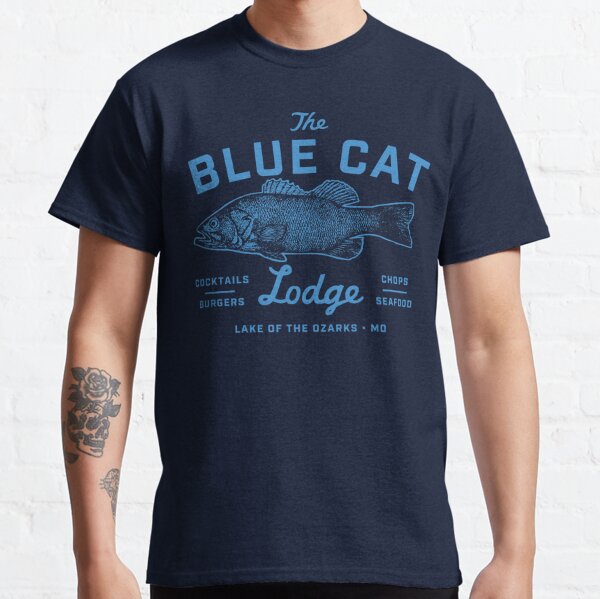 Blue Cat Lodge T Shirts for Sale Redbubble