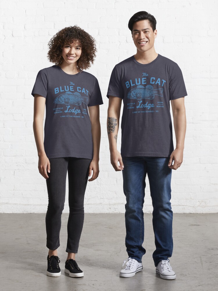 blue cat lodge t shirt