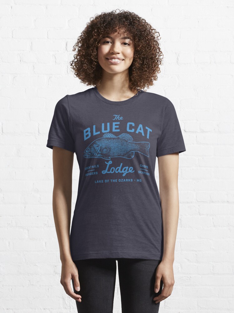 Blue Cat Lodge Active T-Shirt for Sale by lorenklein