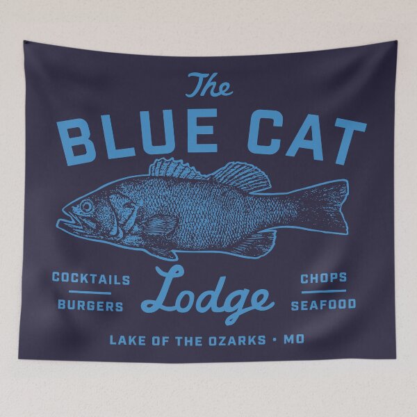Item preview, Blue Cat Lodge designed and sold by lorenklein.