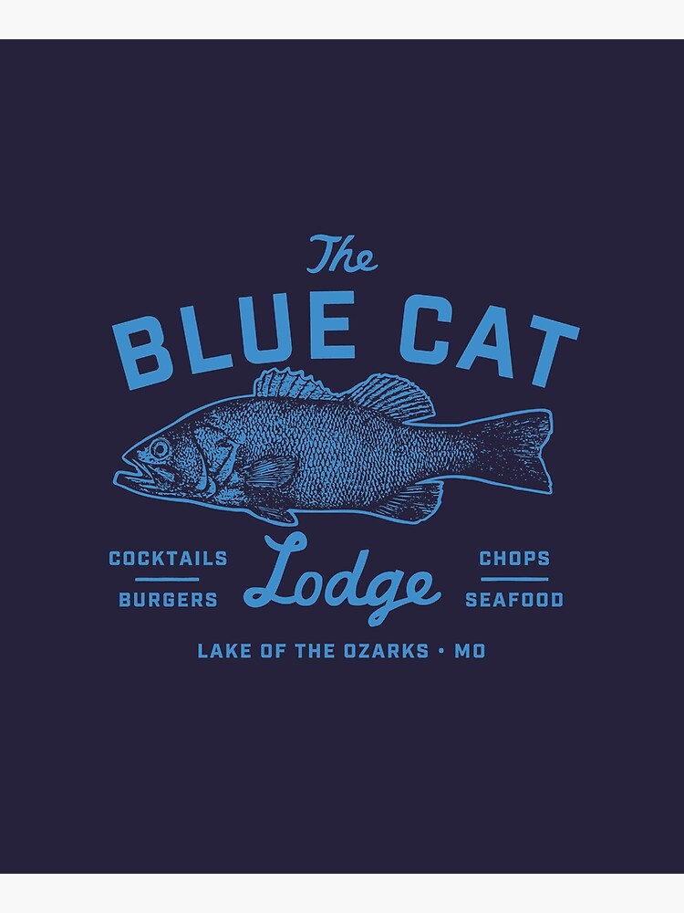 Disover Blue Cat Lodge Kitchen Apron