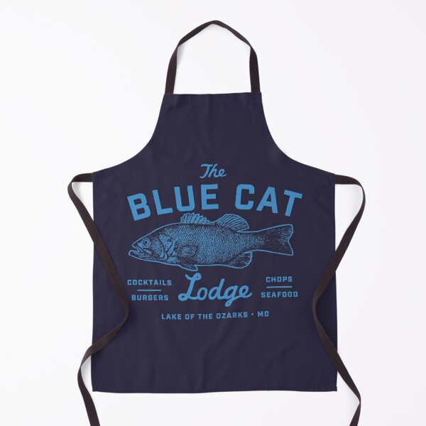 Blue Cat Lodge Kitchen Apron