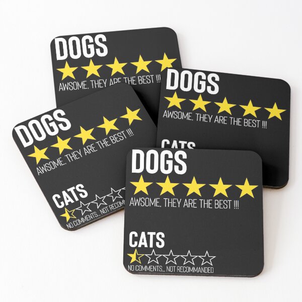 Item preview, Dogs VS Cats - 5 Stars| TAGADOG designed and sold by tagadog.