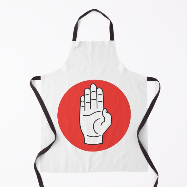 Item preview, Red Hand Stop Sign designed and sold by ArtAlexDesign.