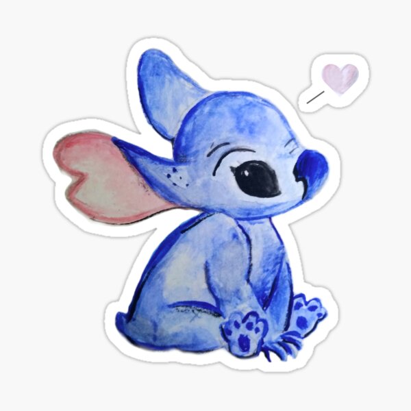 Stitch in Cape Sticker for Sale by meganrose577