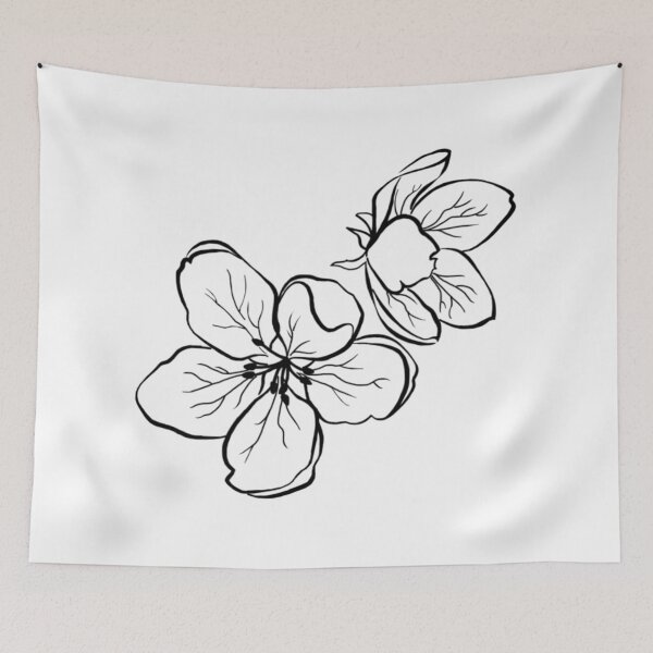 Item preview, Cherry Flower - black designed and sold by Jess-Xs.