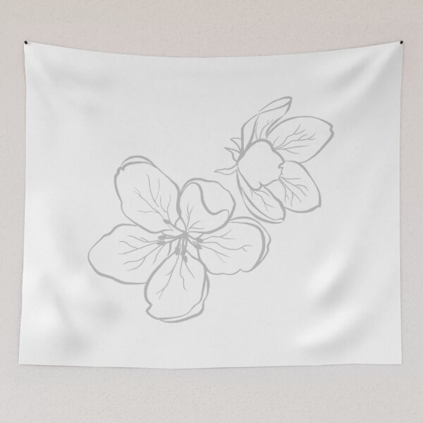 Item preview, Cherry Flower - grey designed and sold by Jess-Xs.
