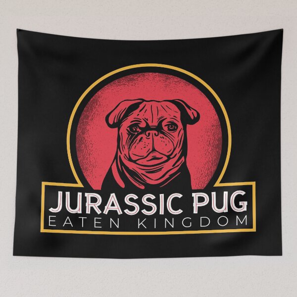 Item preview, Jurassic Pug Eaten Kingdom designed and sold by cutenfunny.