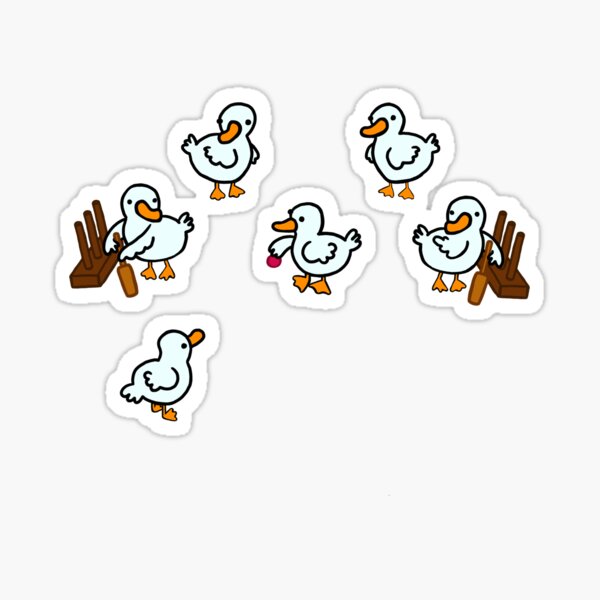 Vista previa del artículo con la obra «Patos jugando al críquet», diseñado y vendido por PerpetualPanic.