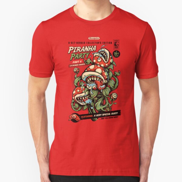 Piranha Party Slim Fit T-Shirt
