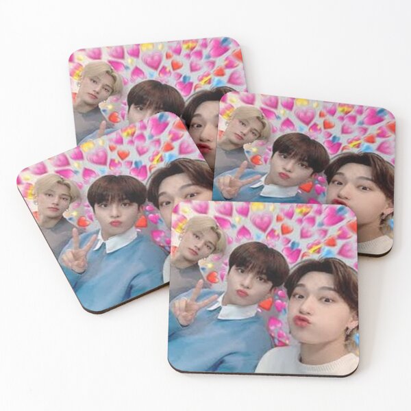 Item preview, ateez san jongho wooyoung designed and sold by inniesart.