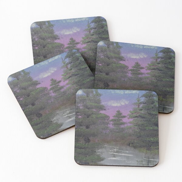 Item preview, Purple Skies Oil Painting designed and sold by AvaFallArts.