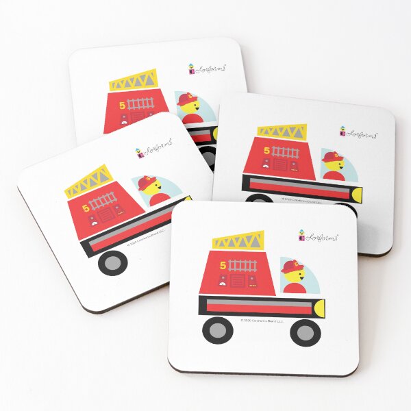 Item preview, Colorforms Fire Truck designed and sold by The Colorforms Brand.