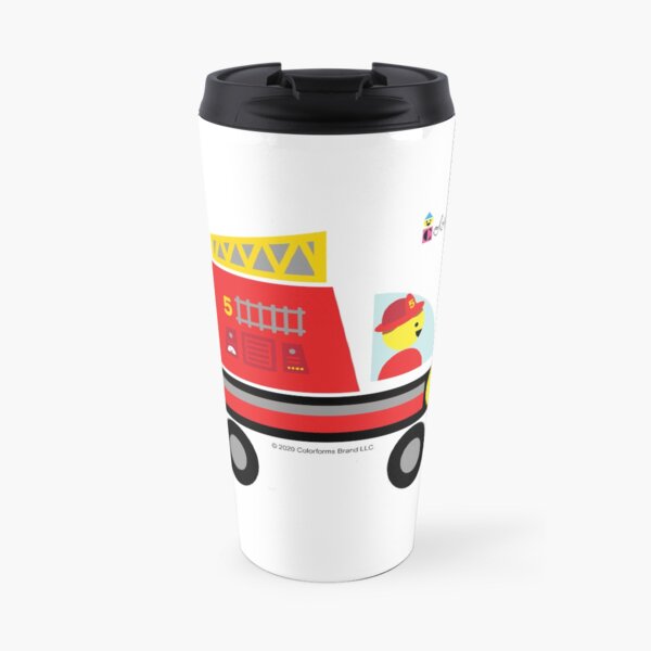 Colorforms Fire Truck Travel Mug
