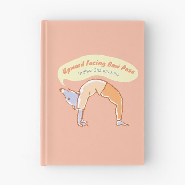 Item preview, Upward facing bow pose - Yoga Mouse - Peach and orange designed and sold by Dear-Koko.