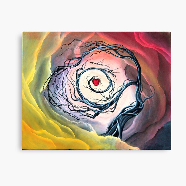 The Protector - Original Art Landscape Print by ANGIECLEMENTINE Canvas Print