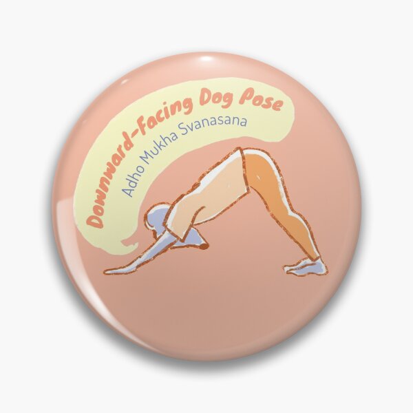 Item preview, Downward-facing dog pose - Yoga Mouse - Peach and orange designed and sold by Dear-Koko.