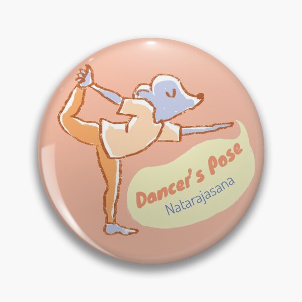 Item preview, Dancers pose - Yoga Mouse - Peach and orange designed and sold by Dear-Koko.