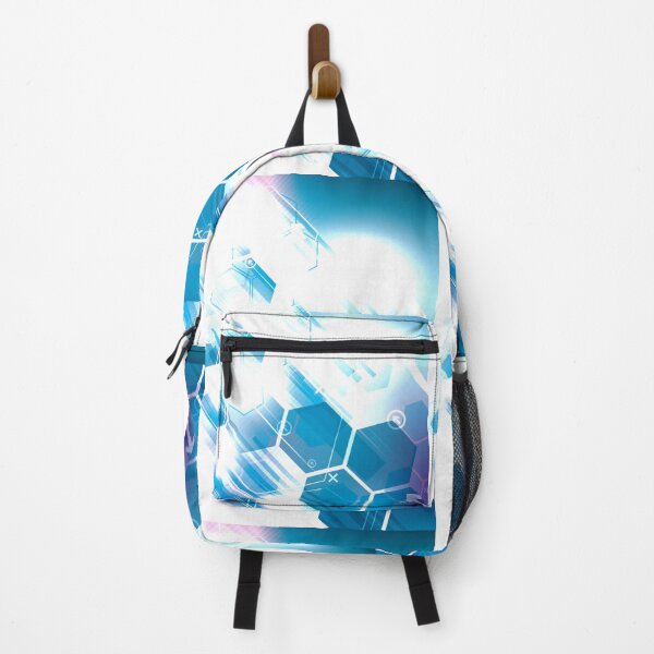 Item preview, Techno geometric Hexagon Gradient designed and sold by ellis-vinyasa.
