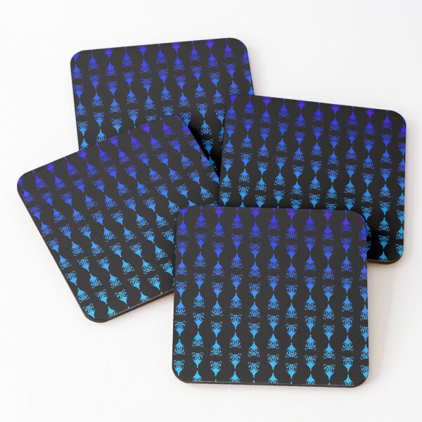 Item preview, Blue Victorian wallpaper designed and sold by Galaxias Art.