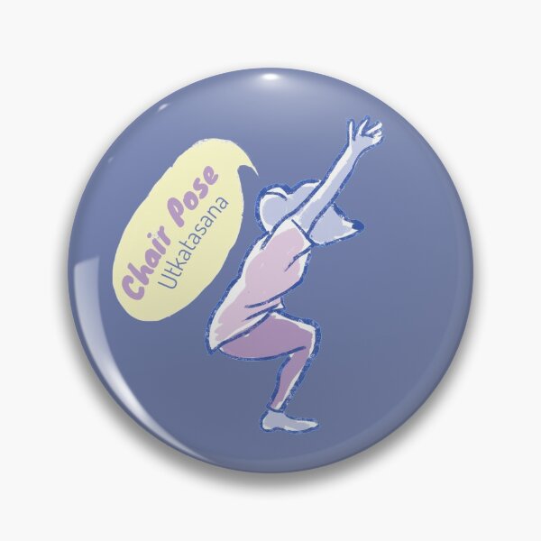 Item preview, Chair pose - Yoga Mouse - Purple and pink designed and sold by Dear-Koko.